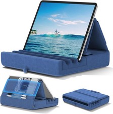 Tablet Pillow Holder, Foldable iPad Stand for Lap, Bed and Desk -Tablet Soft picture