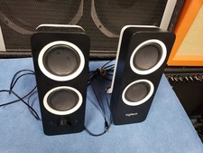 Logitech 2200 Multi Device Stereo Speaker - Black UNTESTED for parts picture