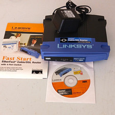 Cisco Linksys EtherFast Cable/DSL Router BEFSR41 4-Port Switch, 4.3g Ethernet picture