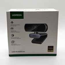 UGREEN CM678 1080p USB 2.0 Webcam 30fps Built-in Mic 360° Rotate Black picture