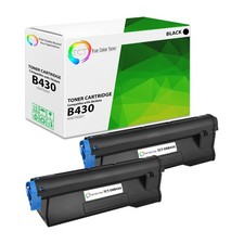 TCT 2PK OKI 43979201 Black Toner Cartridges For Okidata B420 B430 B440 MB460 picture
