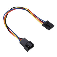 5 Pack 5Pin to 4Pin Fan Adapter Cable – CPU Fan Connector Converter Interface picture
