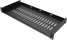 1U Disassembled Vented Rack Shelf Universal Rack Tray No Lip for 19 Inches Netw picture
