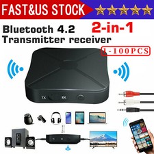 Bluetooth Transmitter Receiver Wireless Adapter TV Home Stereo A2D PAudio Lot picture