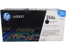 HP Q7560A (314A) Black Toner Cartridge LaserJet 3000 Genuine OEM Original picture