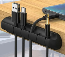 Silicone Cable Organizer Clips Cable Winder Holder Desktop Wire Management Mouse picture