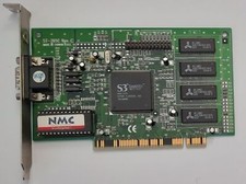 NMC ST-765C PCI Graphics Card (S3 Trio64V+, 86C765, 2MB, Retro, 1997) picture