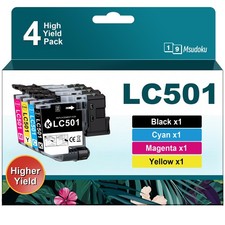 LC501XL INK Cartridge Fits Brother 501XL MFC-J1260DW J1260W J1360DW J1410DW INK picture
