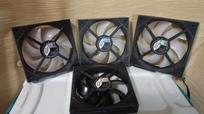 4 Thermaltake Case Fans,And CPU Cooler. also RGB controller picture