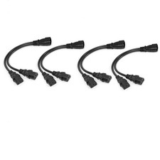 4-Pack UPS Server Y Splitter C14 to 2 x C13 Power Extension Cable picture