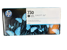 Genuine HP 730 Photo Black Ink Cartridge P2V73A 300ml - Warranty End 05/2023 picture