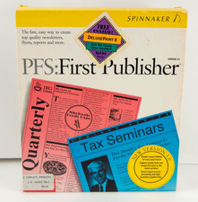 PFS First Publisher Windows v3.0 Spinnaker 5.25