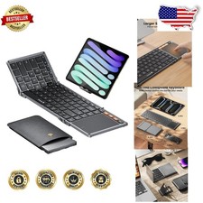 Foldable Keyboard & Trackpad - 88-Key, Multi-Pairing, Portable picture