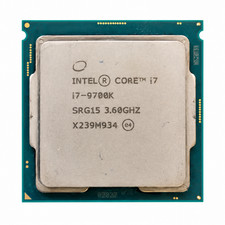 Intel Core i7-9700K 3.6GHz 8-Core LGA1151 12MB Unlocked Desktop CPU SRG15 picture