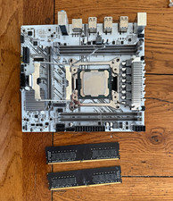 X99-PR9-H MicroATX Motherboard M.2 PCIe USB 3.0 Intel Zeon CPU 16gig of ddr4 ram picture