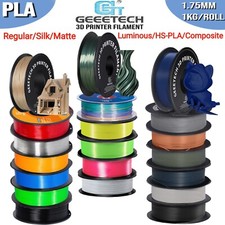 Geeetech 3D Printer Filament PLA/ABS+/PETG/TPU/Silk PLA/Glow PLA/Matte 1KG 1.75m picture