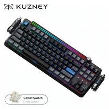 KeysMe Lunar 01 Gasket Keyboard Comet Linear Switches Hot Sub Keycaps for Laptop picture