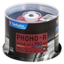 Verbatim Japan 1-time recordable CD-R 700MB 50 discs Record Design 48x speed picture