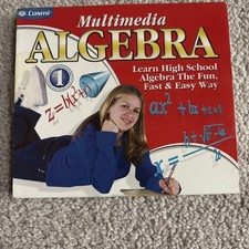 Cosmi Multimedia Algebra Windows PC CD-ROM Learn the Fast & Easy Way picture