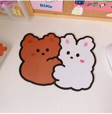 Kawaii Cup Mat, Home Game Mouse Pad Animal Computer Laptop,4 Pieces Per Order . picture