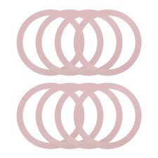 8Pcs Magnetic Adapter Ring, Magnetic Wireless Charger Conversion Kit, Rose Gold picture