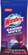 Windex Gaming Cleaning Wipes, Pre-Moistened Wipes to Instantly Clean all Gaming picture
