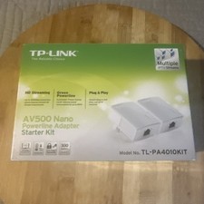 TP-Link AV500 Nano Powerline Adapter Starter Kit - TL-PA4010KIT  Sealed picture