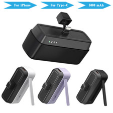 5000mAh Portable Charger For iPhone/Android Type-C Mini Power Bank Battery Pack picture