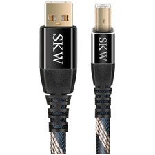Professional Grade USB Printer Cable 6.5ft - Braided Nylon picture