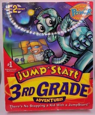 Jumpstart 3rd Grade Adventures (PC,MAC, 2000, 2-CD Set) BRAND NEW picture