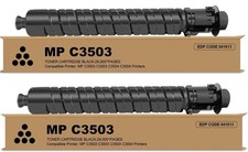 C3503 Toner Cartridge Compatible With Ricoh 2-Set Chip Heynnie Pro Black picture
