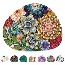 Mouse Pad, Premium-Textured Oval Computer Pad, 8.7