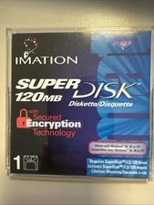 Imation Super Disk 120 MB  Secured Encryption Technology 1 Disk New Sealed picture