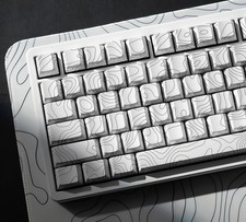 Ergonomic Cherry Profile Keycaps – 130 PBT Double Shot Caps for Custom Layouts picture