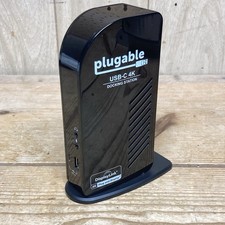Plugable UD-ULTC4K USB-C Triple Display 4K Docking Station Only NO POWER ADAPTER picture