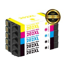 5PK 202XL Ink Cartridges for Epson WorkForce WF-2860 XP-5100 printers T202XL Ink picture