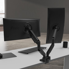 Pixio PS2D Dual and PS2S Single Heavy-Duty Monitor Arms 75x75mm 100x100mm picture