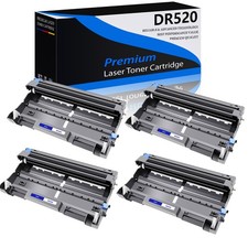 4 Pack DR520 Drum For Brother HL-5280DW HL-5280DWLT HL-5240LT HL-5240 MFC-8460N picture