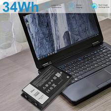🧡LOT J7HTX BATTERY FOR DELL Latitude 7212 7220 Rugged Tablet 2JT70 FH8RW 34WH picture