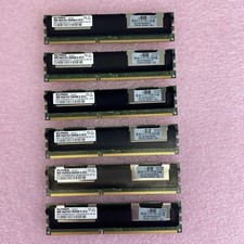 Lot 6x 4GB Elpida EBJ41HE4BDFD-DJ-F 2Rx4 PC3-106000R server RAM memory picture