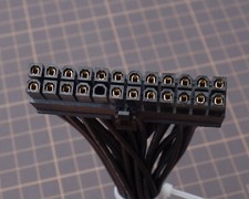Custom Unsleeved Cable Kit for FormD T1 SFX PSU EVGA GM Corsair SF ITX PCIE CPU picture