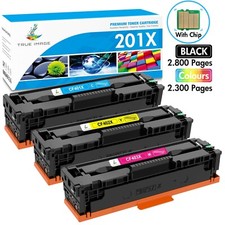 3PK CF400X Color Toner For HP 201X Laserjet Pro MFP M277c6 M277dw M252dw Printer picture