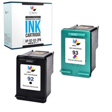 CMYi Compatible Ink Cartridges for HP 92 93 Black Tri-Color Ink Combo Pack picture