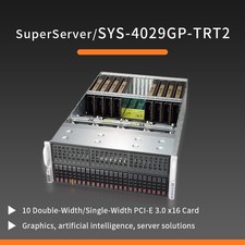 Supermicro SuperServer 4029GP-TRT2 With 2x8260Y CPU, 256GB RAM, 10x 3090 24GB picture