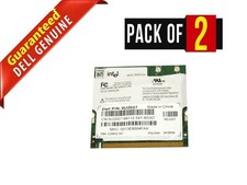 Lot of 2 Dell Intel Pro / Wireless 802.11b Mini PCI Wireless Card U2027 WM3A2100 picture