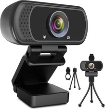 Camara Web Para PC Laptop Computadora 1080P Full HD USB Con Microfono Streaming picture