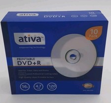 Ativa Printable DVD+R  10 Pack Sealed 120 Min picture