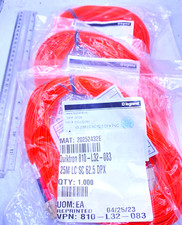 Legrand Quiktron Lot of 3 Fiber Optic 25M LC SC 62.5 DPX Orange 810-L32-083 New picture