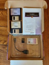 Kingston EtheRx IC Ethernet PC Card Adapter, Dongle, Box, Manuals, Discs picture