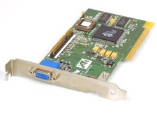 4MB AMC ATI 3D Rage IIC AGP 2x 3.3V SDR VGA Retro GPU Graphics Card 215R2QZUA21 picture